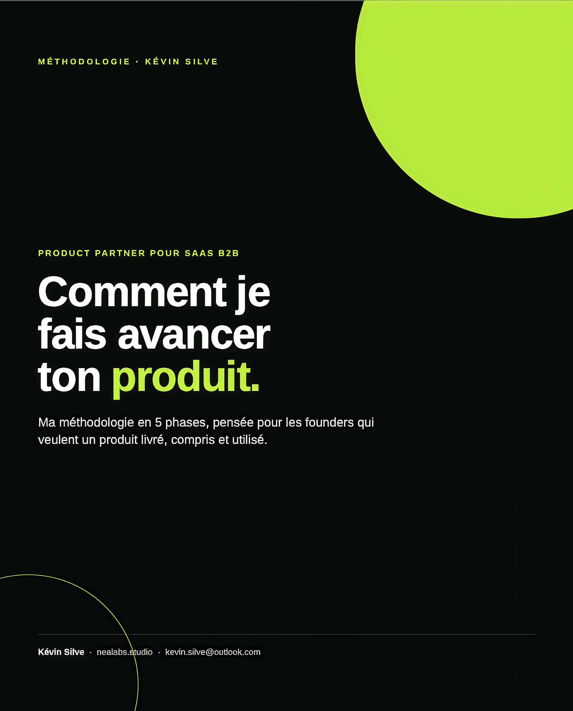 Couverture de l’e-book — Comment je fais avancer ton produit